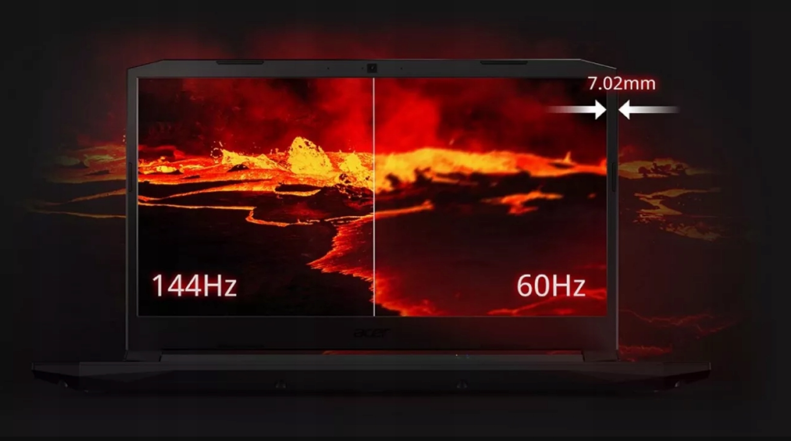 Laptop gamingowy Acer Nitro 5 i5-10300H 16GB RAM 512 SSD RTX 3060 144Hz Przekątna ekranu 15.6