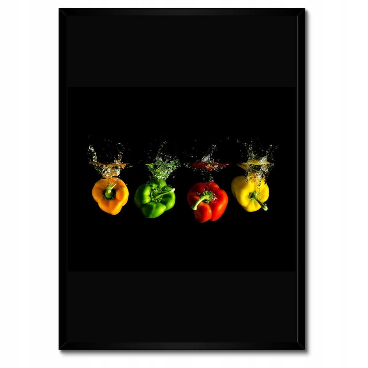 Plakáty v rámu 50x70 Paprika Papričky Voda