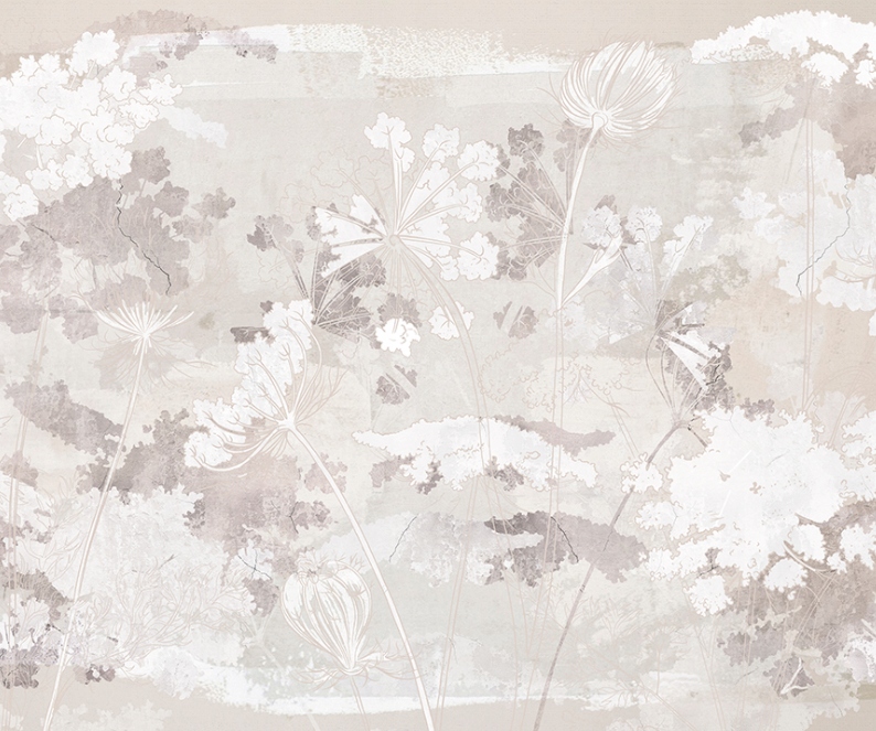Fototapeta Botanický náčrt do obývačky 300 x 250 cm, vlies 230 g