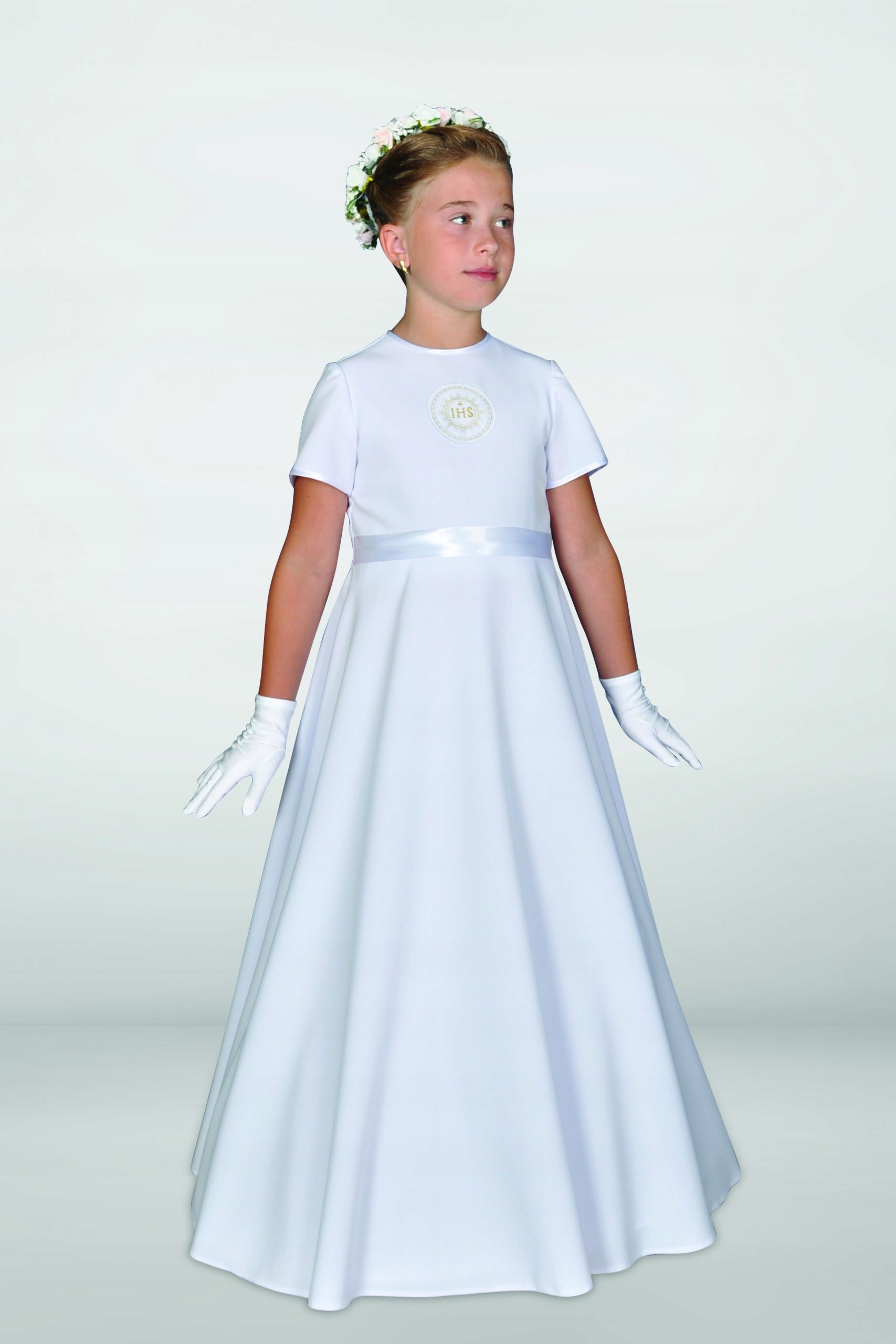 Prosta suknia komunijna 146