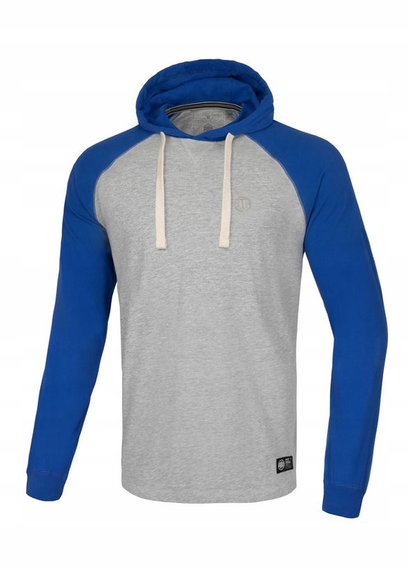 

Pitbull Longsleeve kaptur Small Logo (M) Niebieski