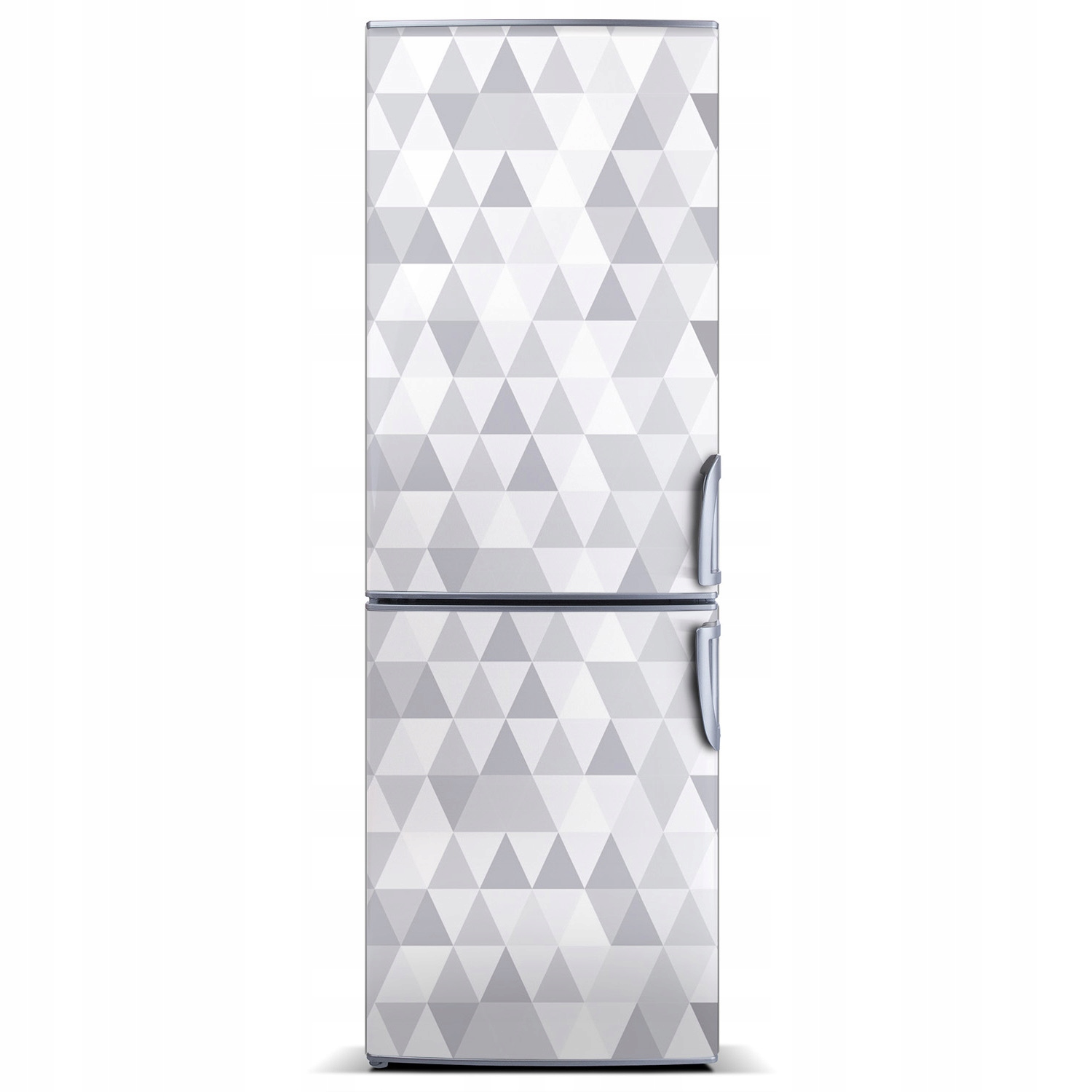 

Magnes Tapeta na lodówkę Szare trójkąty 60x180