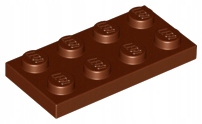 

Lego 3020 Brązowa (reddish) 2x4 płytka plate Nowy