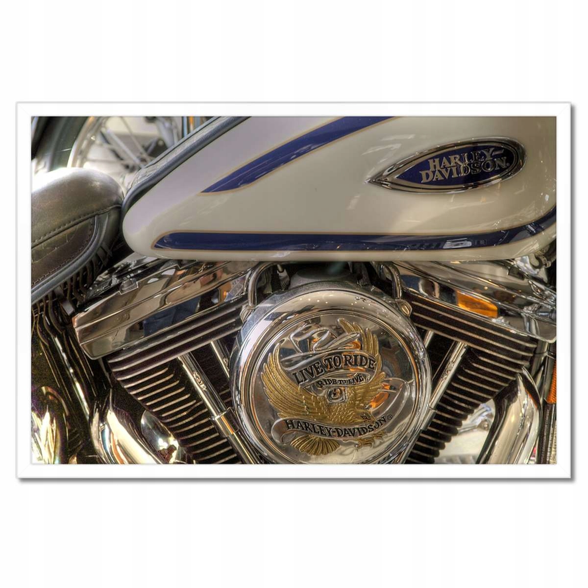 Plakáty v rámu 60x40 Harley Davidson Motocykl