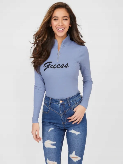 Guess dámský top Karol modrý XL