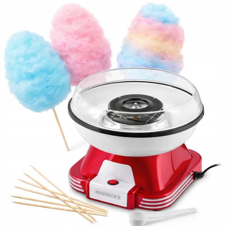 Stroj Přístroj na cukrovou vatu výrobník cukrové vaty Heinrich's 8322 500W