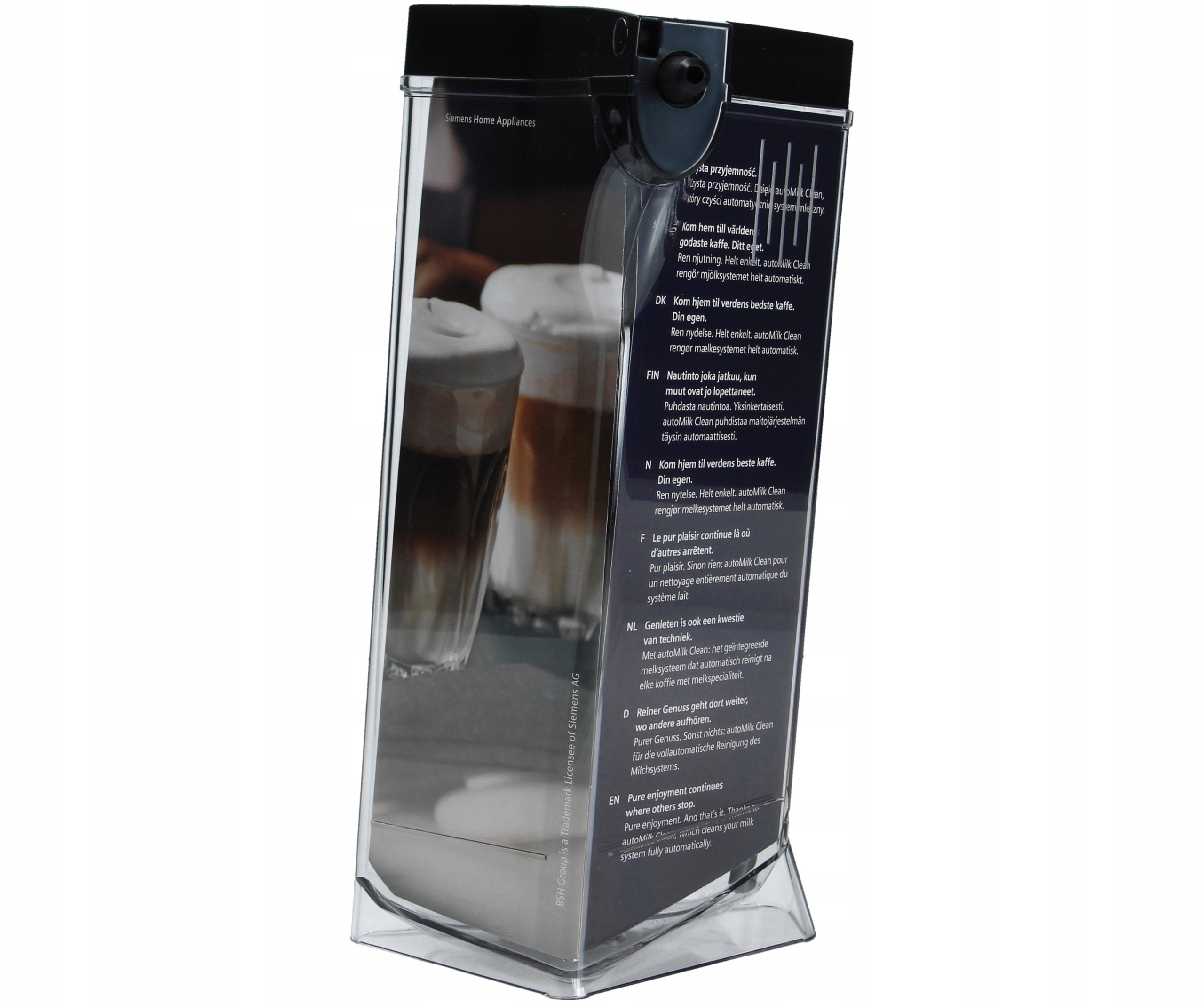 Zbiornik na mleko ekspresu Siemens EQ.9 TI905201RW Kod producenta KL6D13625U