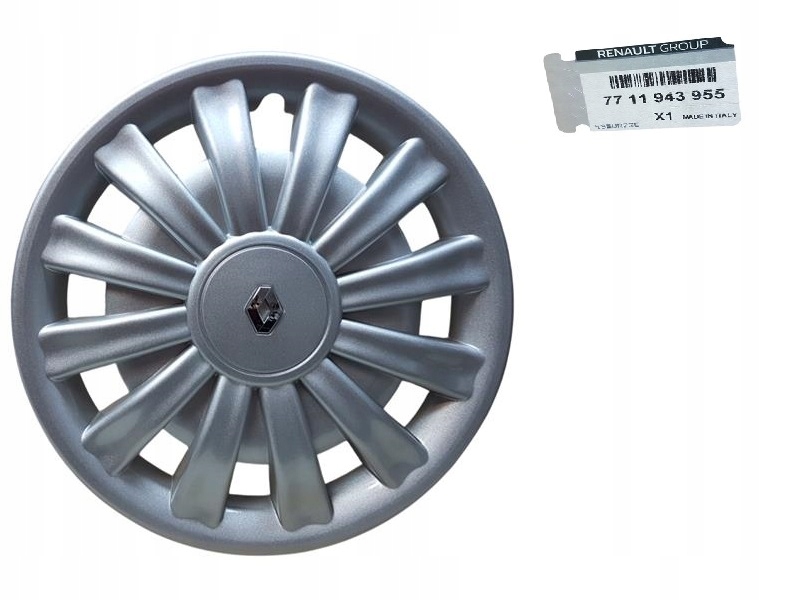 Puklice Renault 15 palcov 4 kusy 7711943955 Nový originál Oe