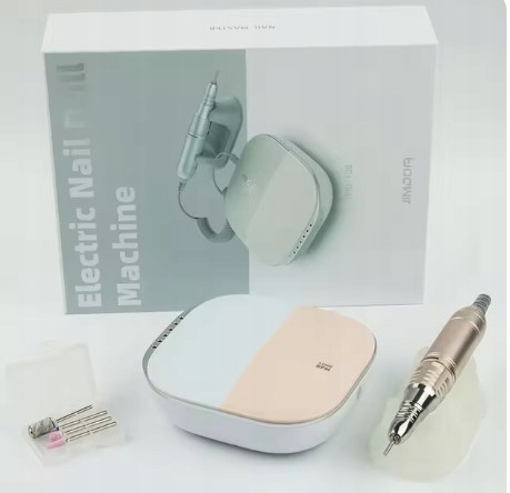 Elektrická vrtačka na nehty 35000 ot/min pilník zobrazuje Pink