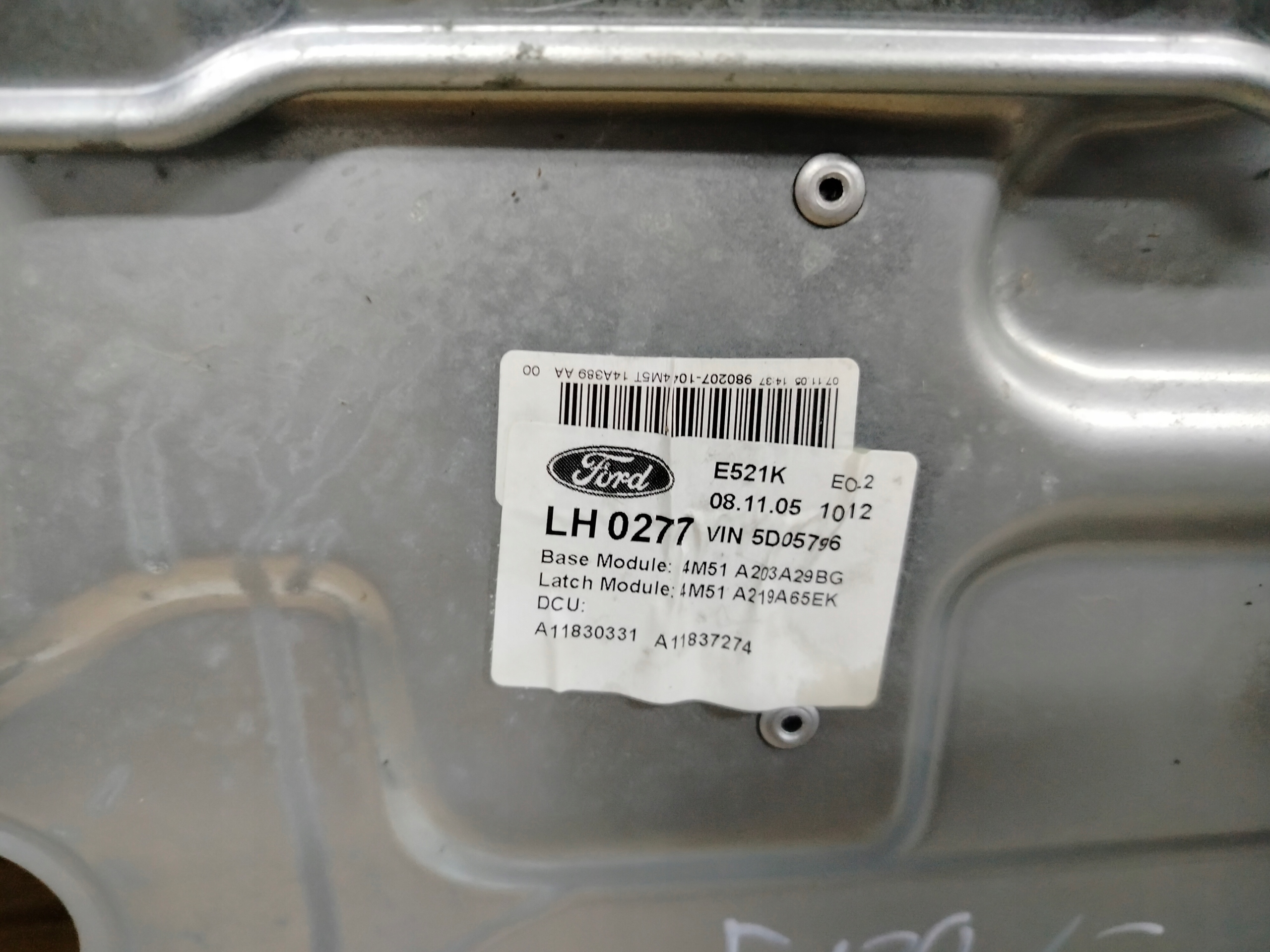 mechanism lift right left front FOCUS MK2 4M51A203A28BG 4M51A203A29BG