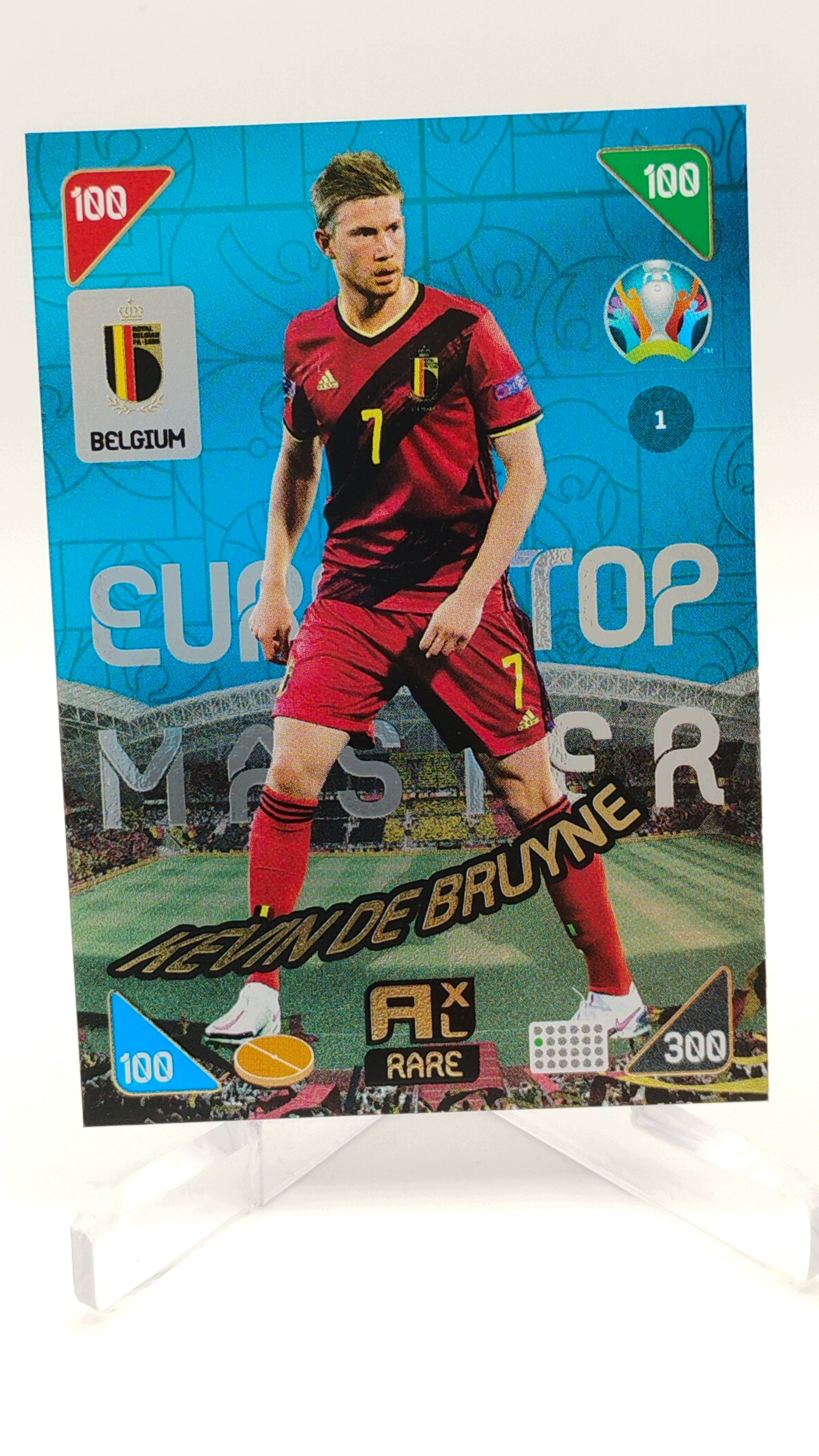 Panini Euro 2020 Kick Off 2021 Rare Top Master 1 Kevin De Bruyne Belgia