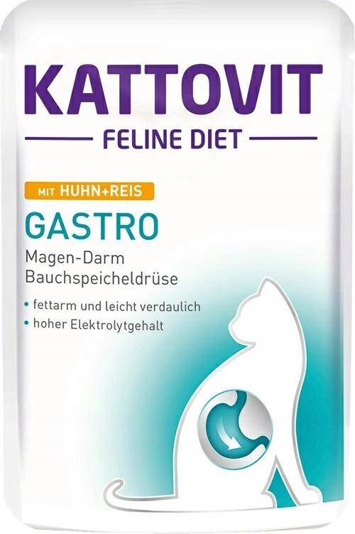 Levně 10 x Kattovit Gastro kuřecí kapsička 85 g