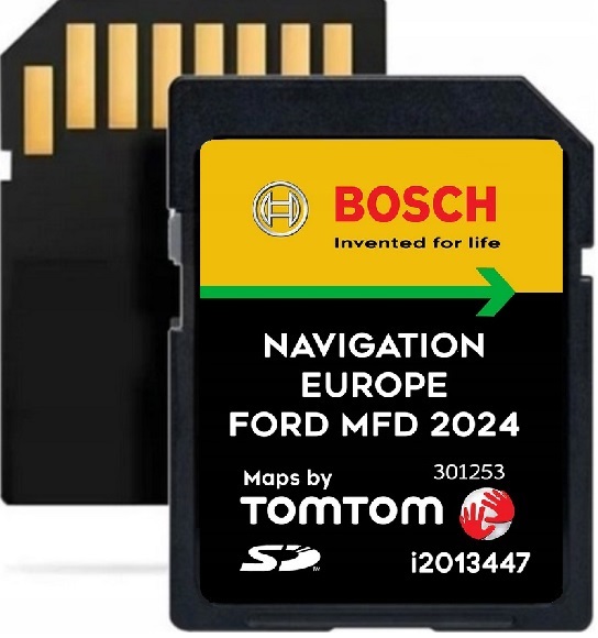 Mapa, Navigační Karta Evropa Ford SYNC1 Mfd 2023 Nejnovější Finální