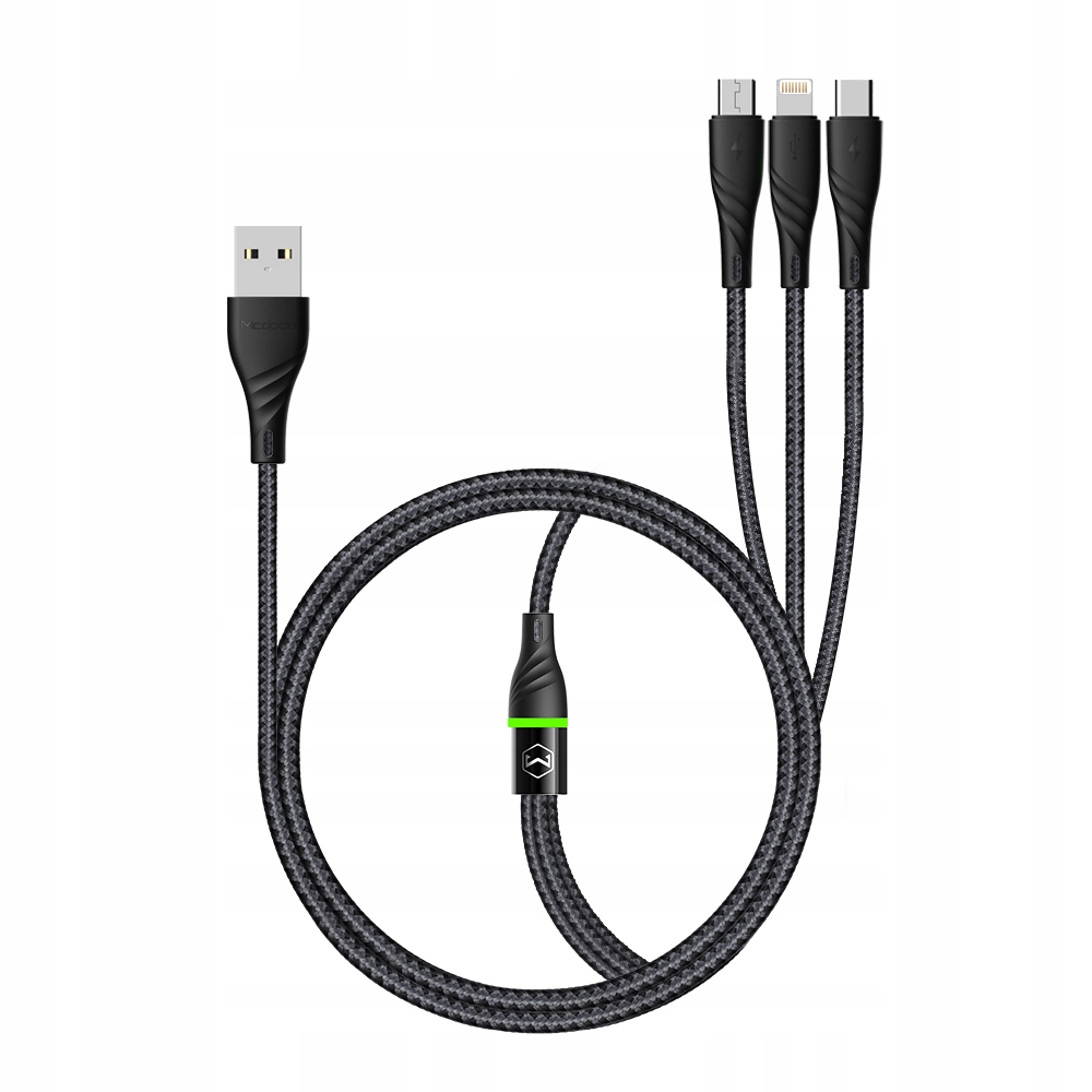 

McDODO CA-6450 Apple Lightning, microUSB, Usb-c