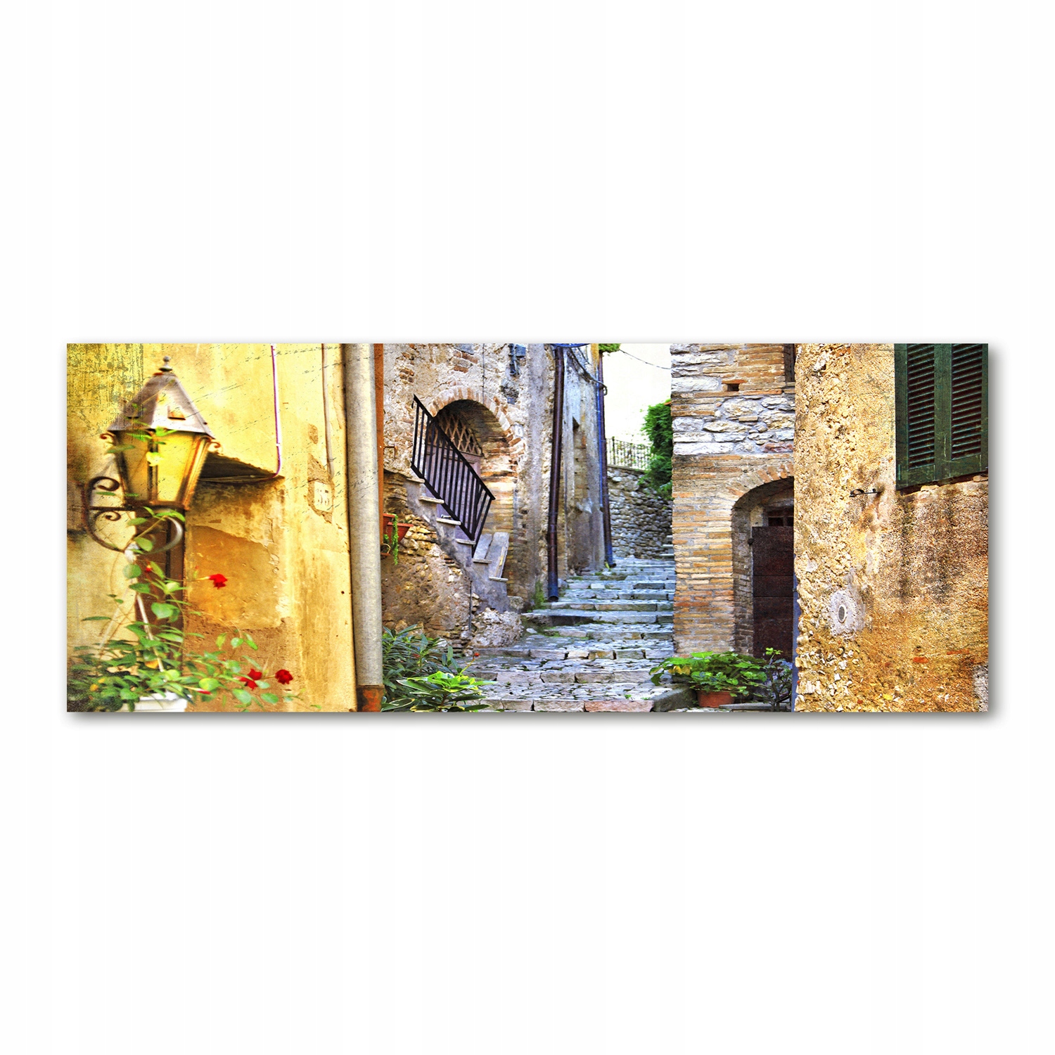 

Foto obraz szkło akryl Urokliwa uliczka 125x50 cm