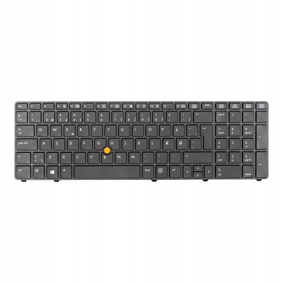 Klávesnice Hp 701978-081 701455-081 Danish Qwerty pro Elitebook 8770W