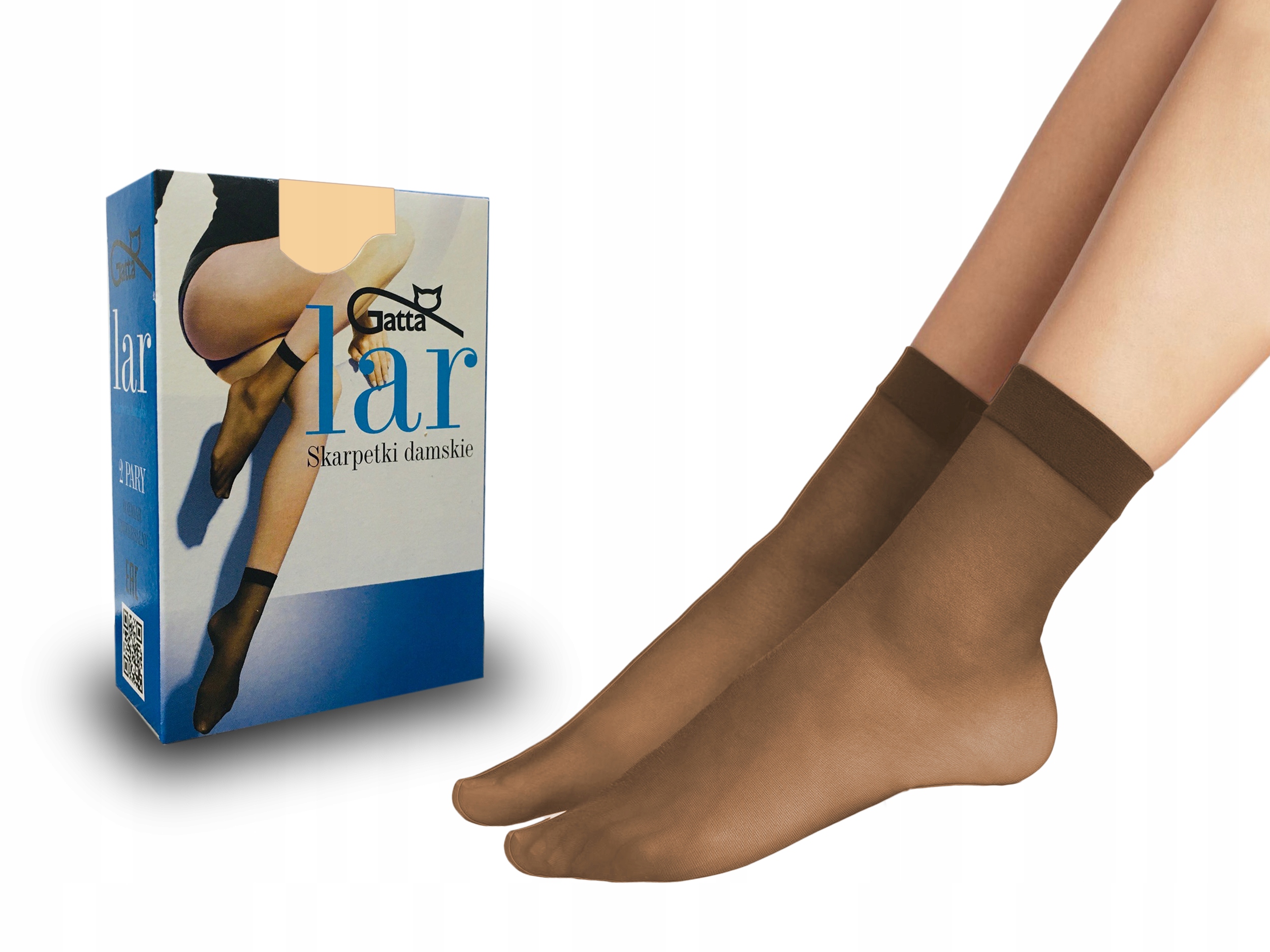 

Gatta Lar skarpetki, 15 den, 2 pary lycra antilope