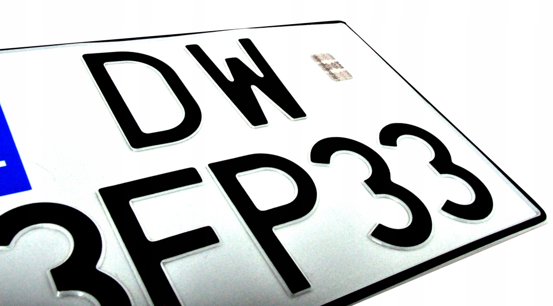 Tablica kwadratowa do przyczepy 305x214 + hologram EAN (GTIN) 5907464475281