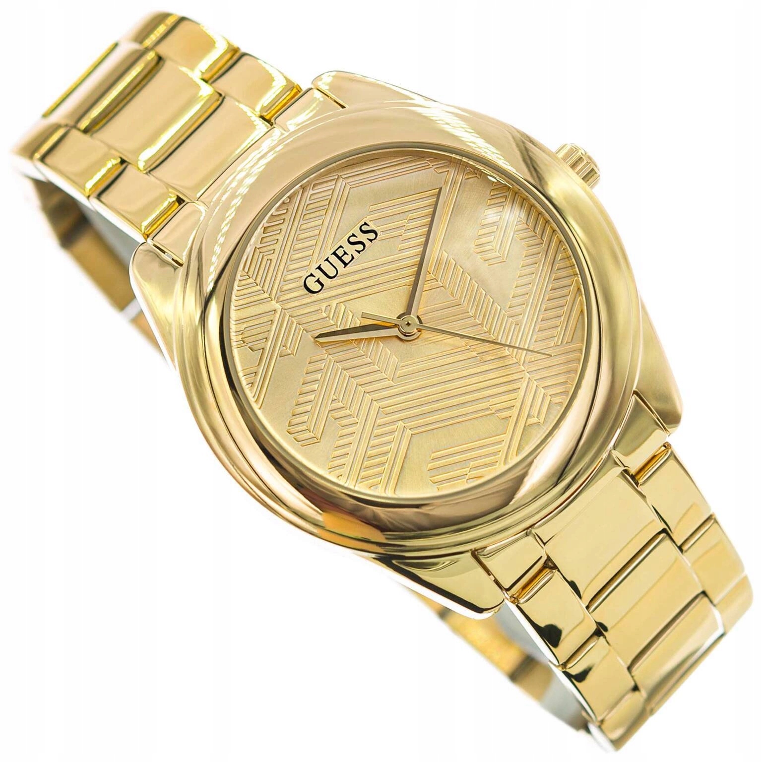Dámské Hodinky Guess GW0606L2 Cubed Glamour Zlaté Casual