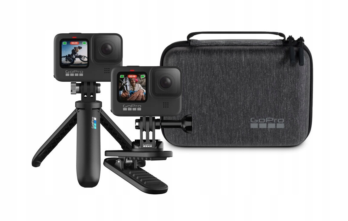 Sada originálního příslušenství pro GoPro Hero 10 11 12 13 Shorty Klips Pouzdro