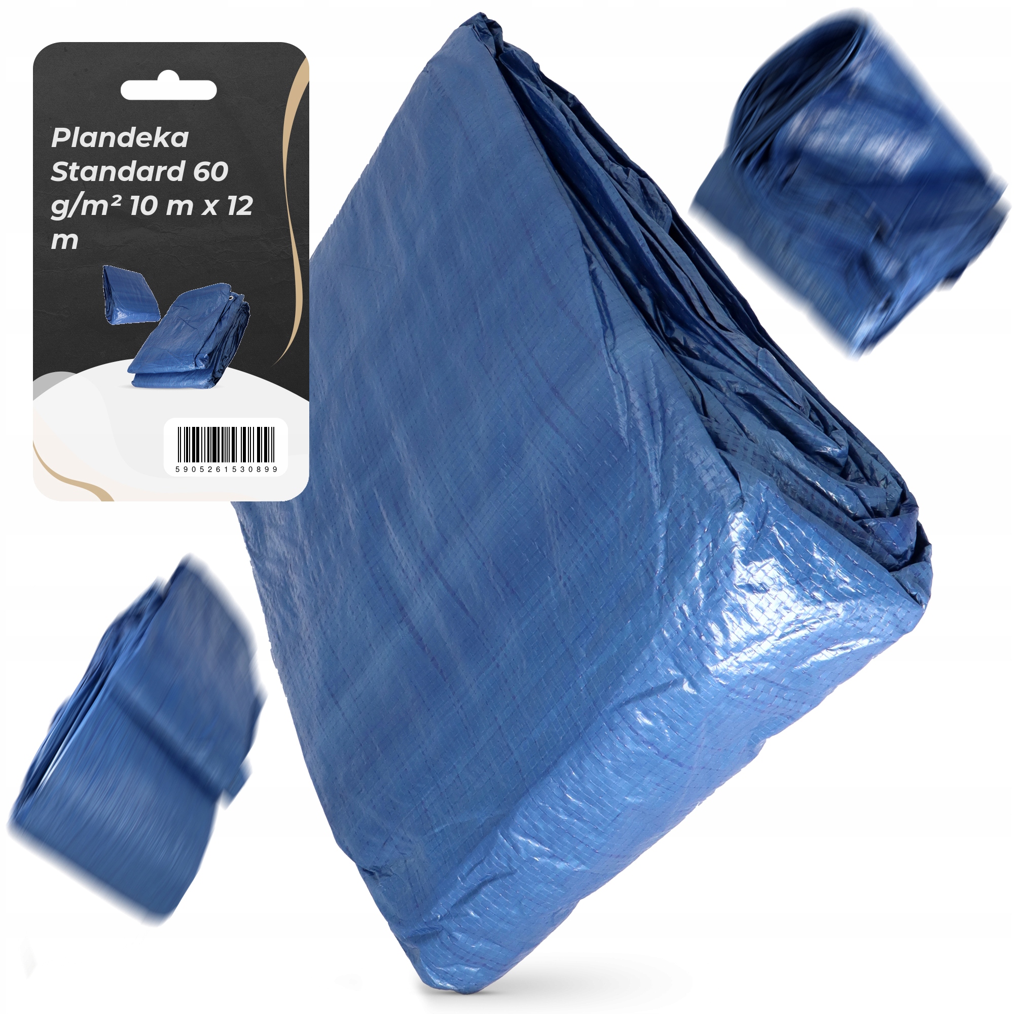 Plachta Silná, Vyztužená 10X12 M, Pružná, Pevná, Jb