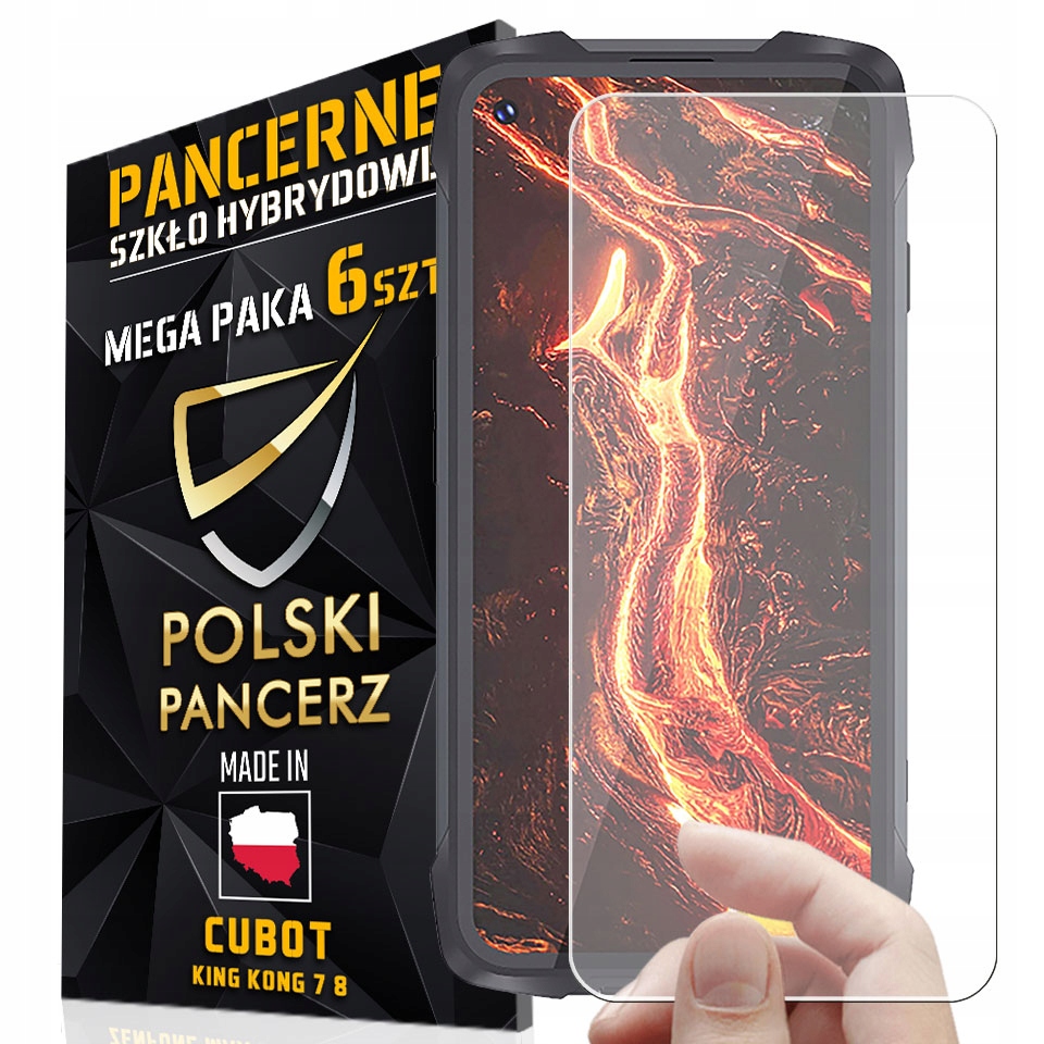 

6SZT Mocne Szkło Do Cubot King Kong 7 8