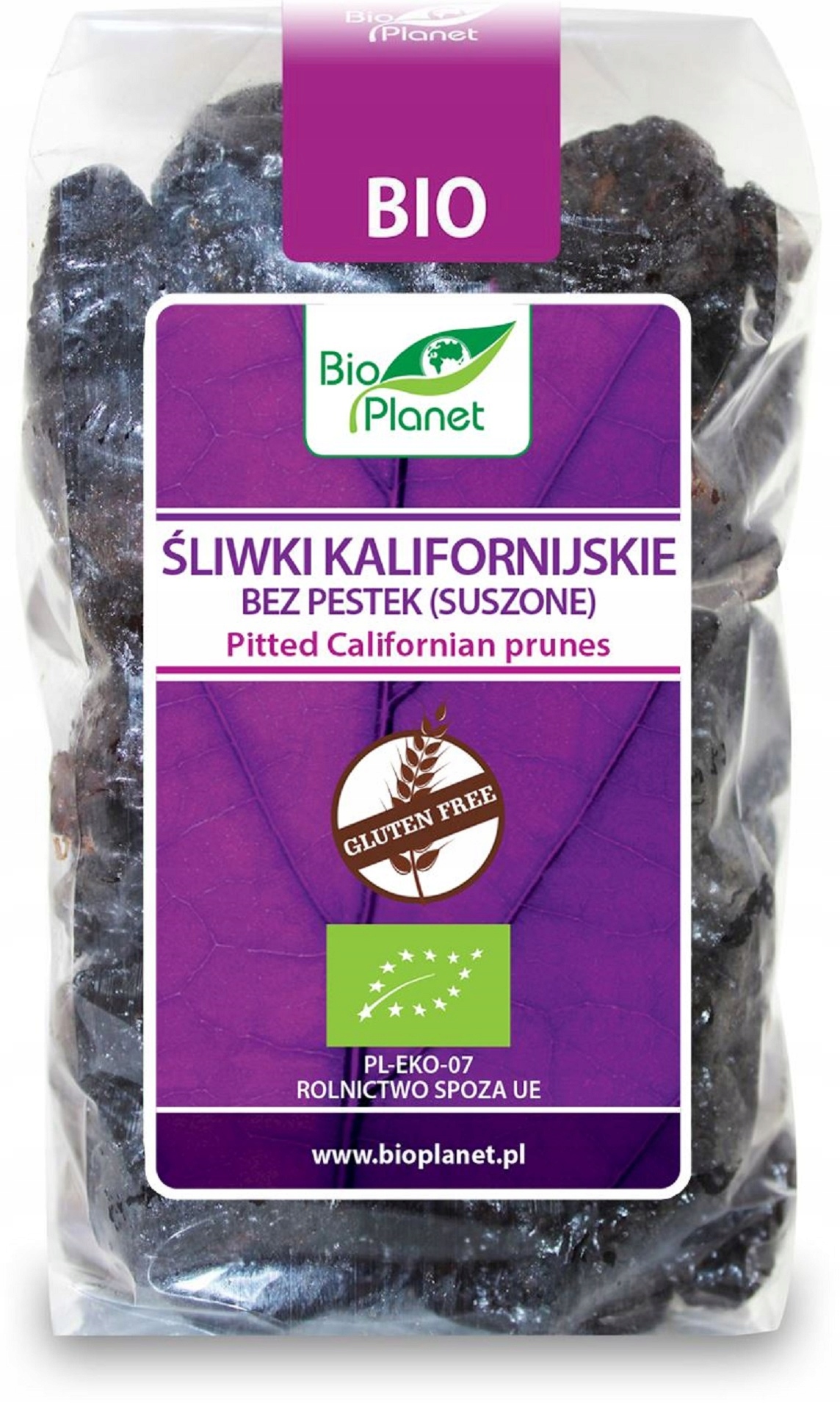 Bio Planet Kalifornské sušené švestky bezlepkové Bio 400 g