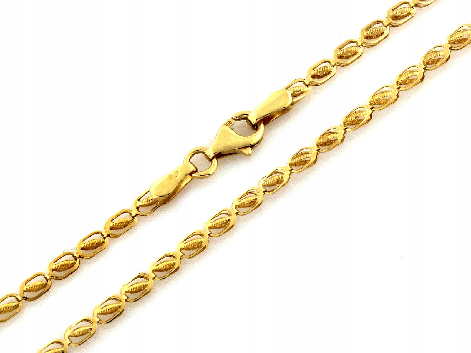 Řetízek zlatý elementový 585 pro ženu 4.10g elegantní vzor dárek r45