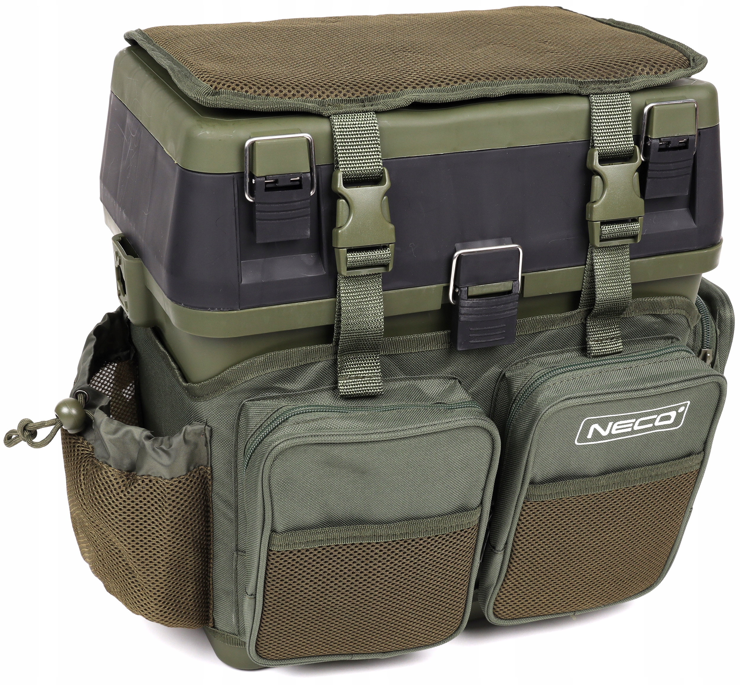 SKRZYNKA SIEDZISKO KOSZ PLECAK WĘDKARSKI PREZENT Model 91500