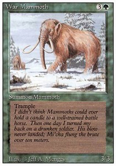 War Mammoth C1 Revised Ex