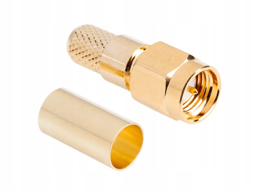 Wtyk antenowy Sma męski kabel H155 zaciskany