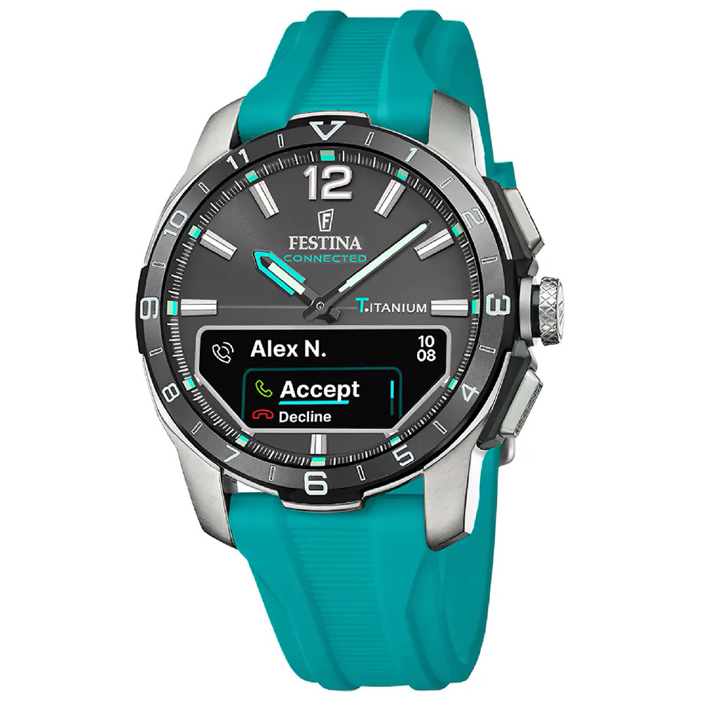 Pánské Chytré Hodinky Festina F23000-5 s modrým řemínkem