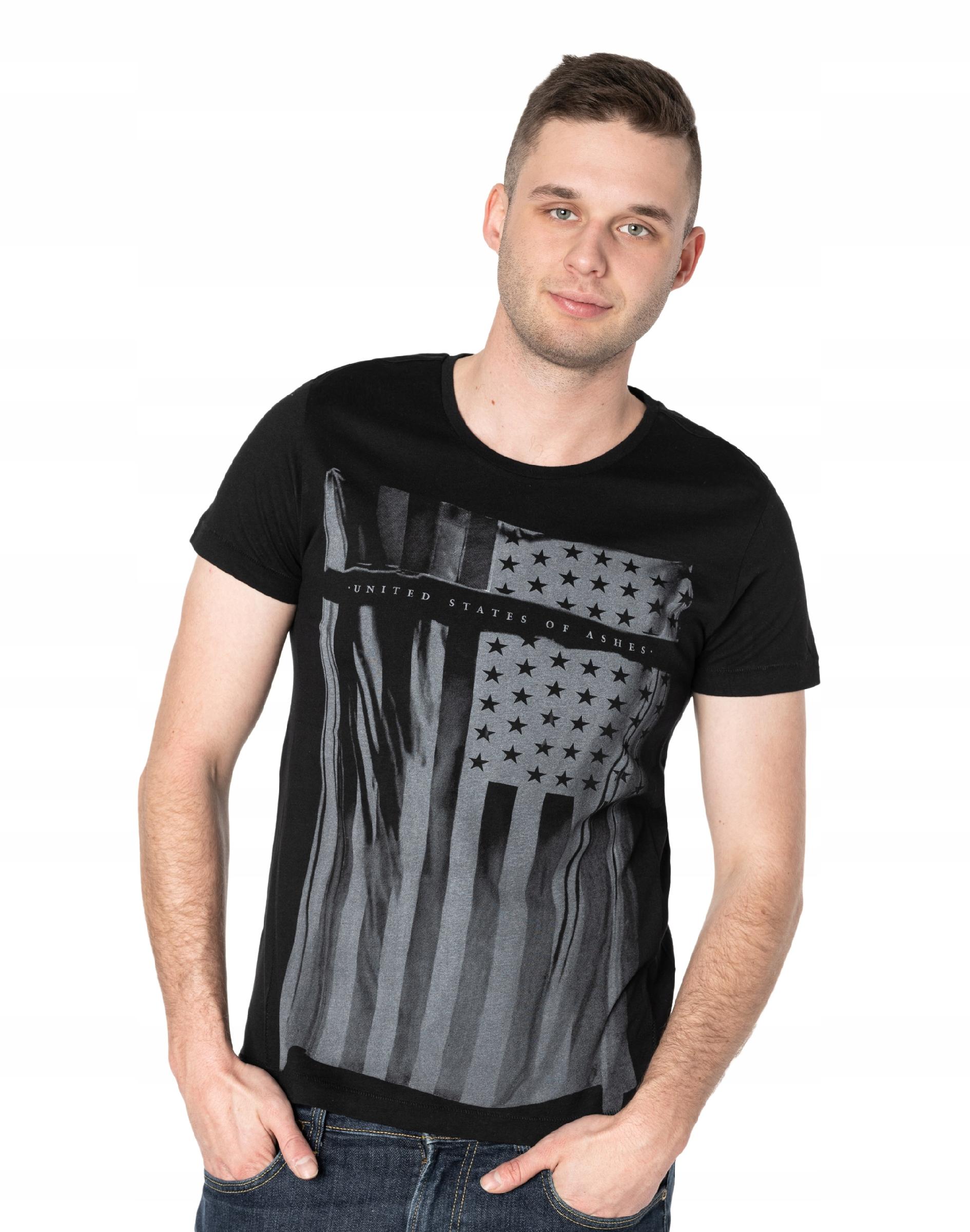

Koszulka Podkoszulek Tshirt Męski 16630 XL czarny