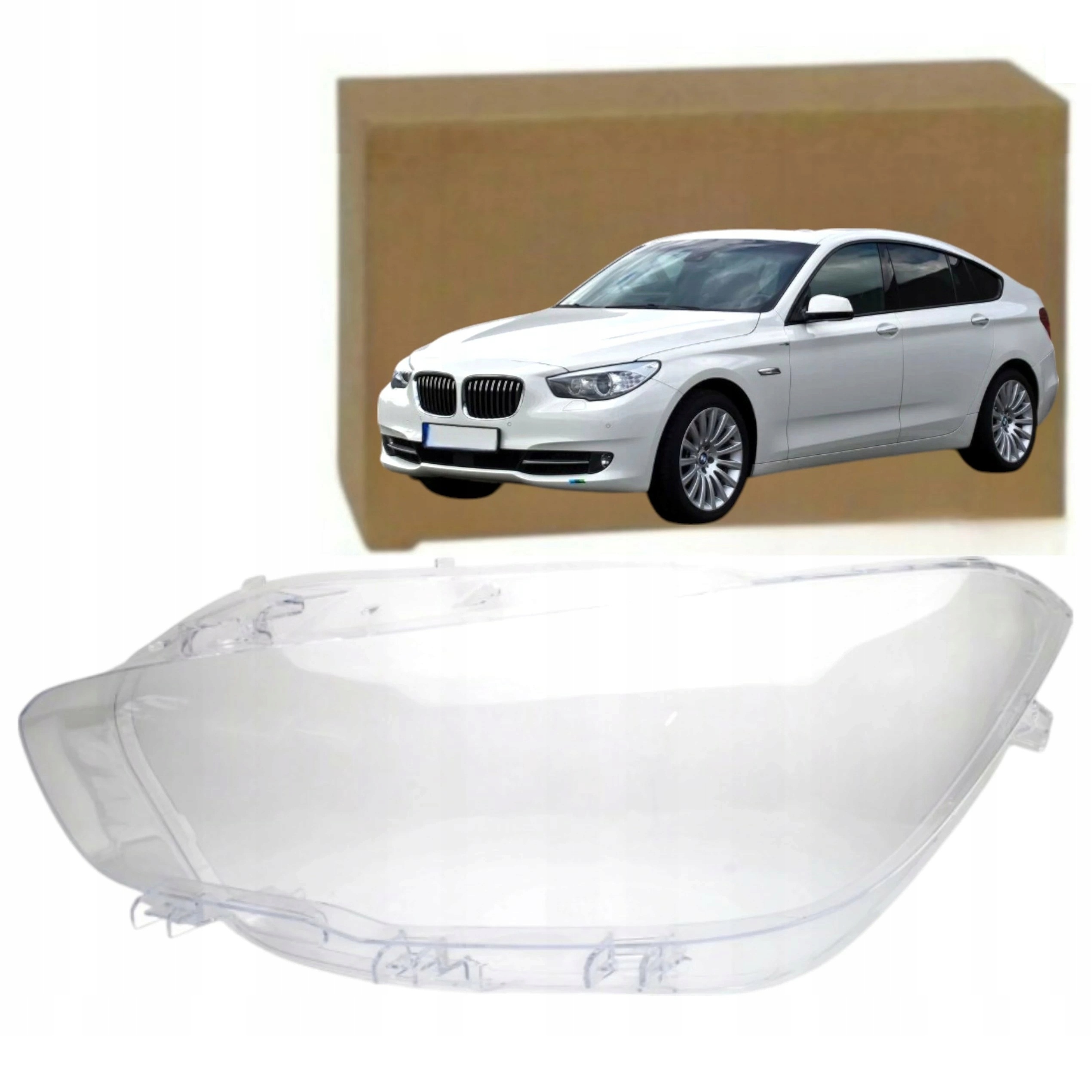 Bmw 5 F07 Gran Turismo Kryt Světlometu Předního Světla Levý S Uv Ochranou