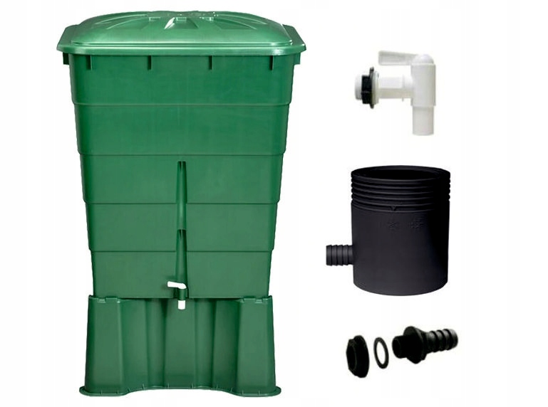 ZBIORNIK NA DESZCZÓWKĘ WODĘ Z RYNNY 300L + KRANIK