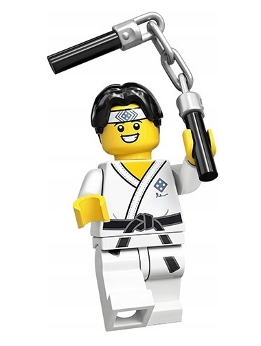 

Lego Minifigures 71027 Seria 20 Adept sztuk walki