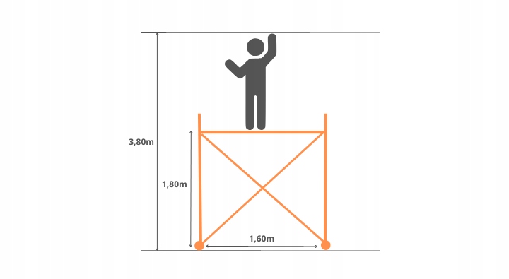Rusztowanie aluminiowe rusztowania jezdne ALUMEXX Stan opakowania oryginalne