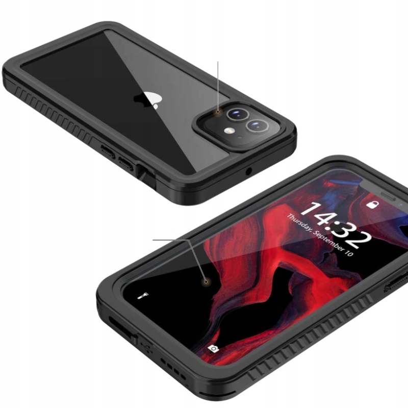 PANCERNE ETUI 360° WODOODPORNE IP68 DO IPHONE 12 Kod producenta SC130272