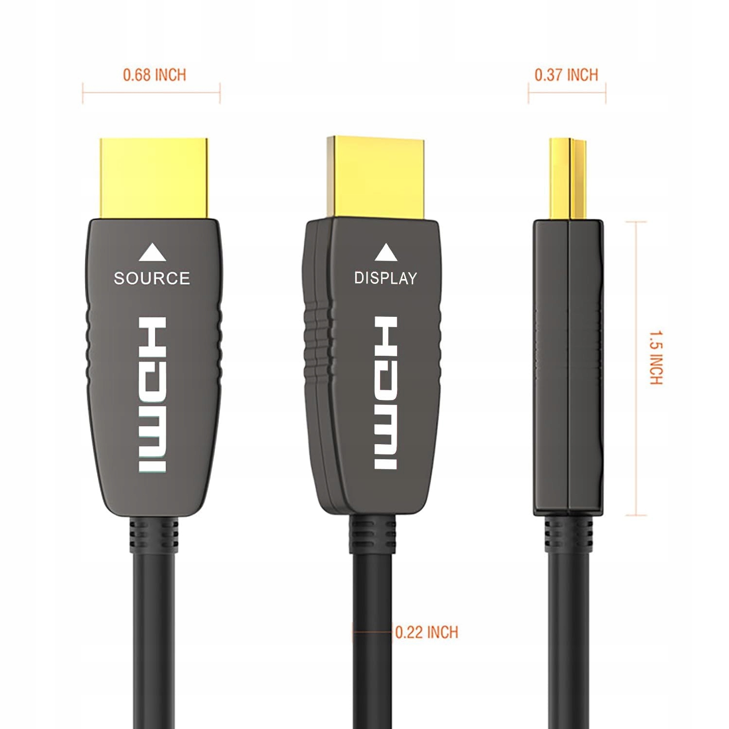 Kabel 8K Hdmi 2.1 48 Gb/s 8K Dynamický Hdr, 15 m