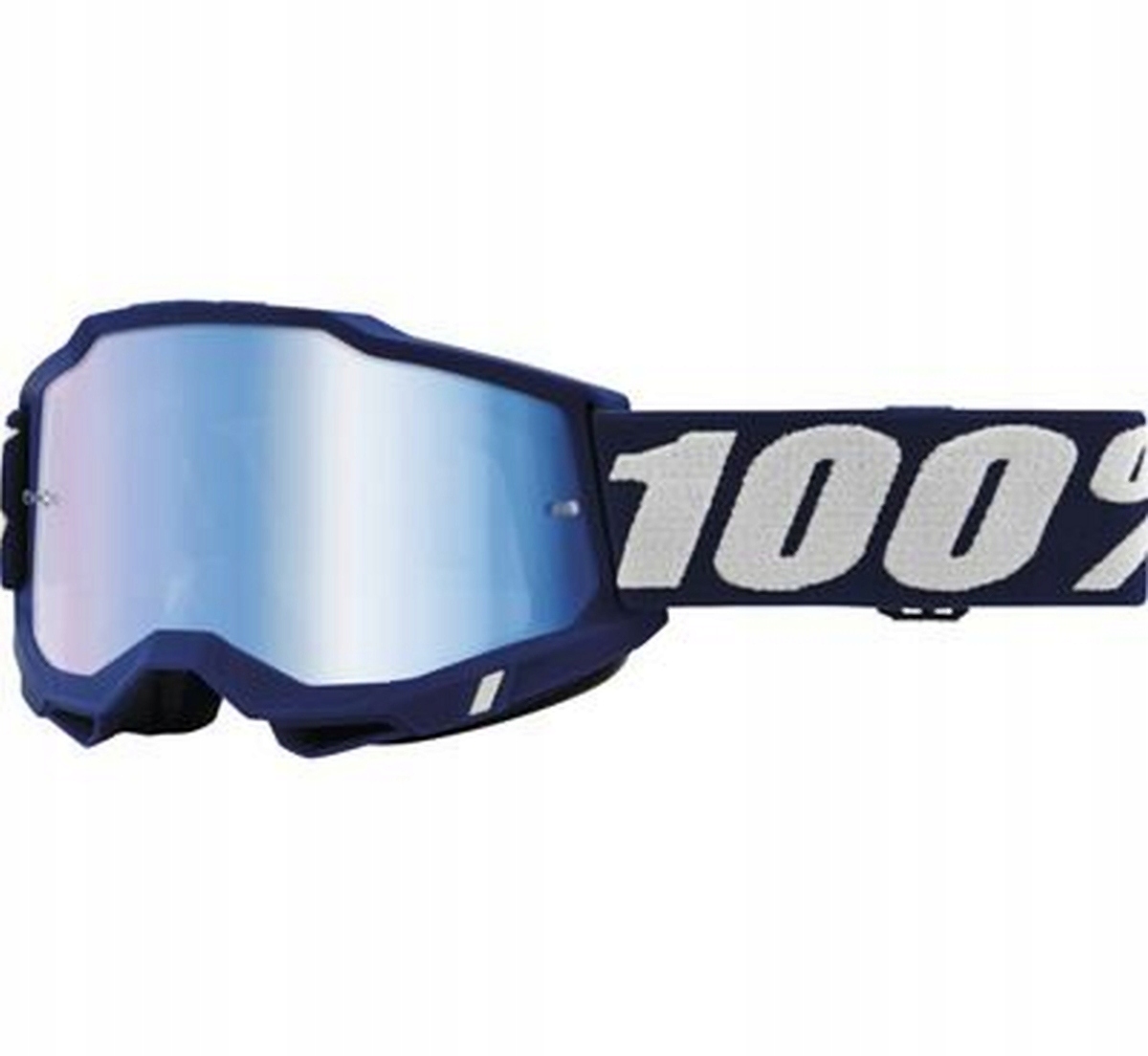 100 % Okuliare Accuri 2 Deepmarine Mirror Blue Lens Modrá Farba/