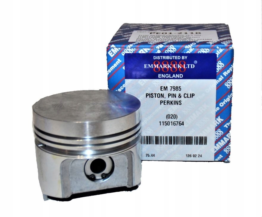PE01-211B - ПОРШЕНЬ ДВИГАТЕЛЯ PERKINS 75,5 ММ 115017170B РЕМОНТ