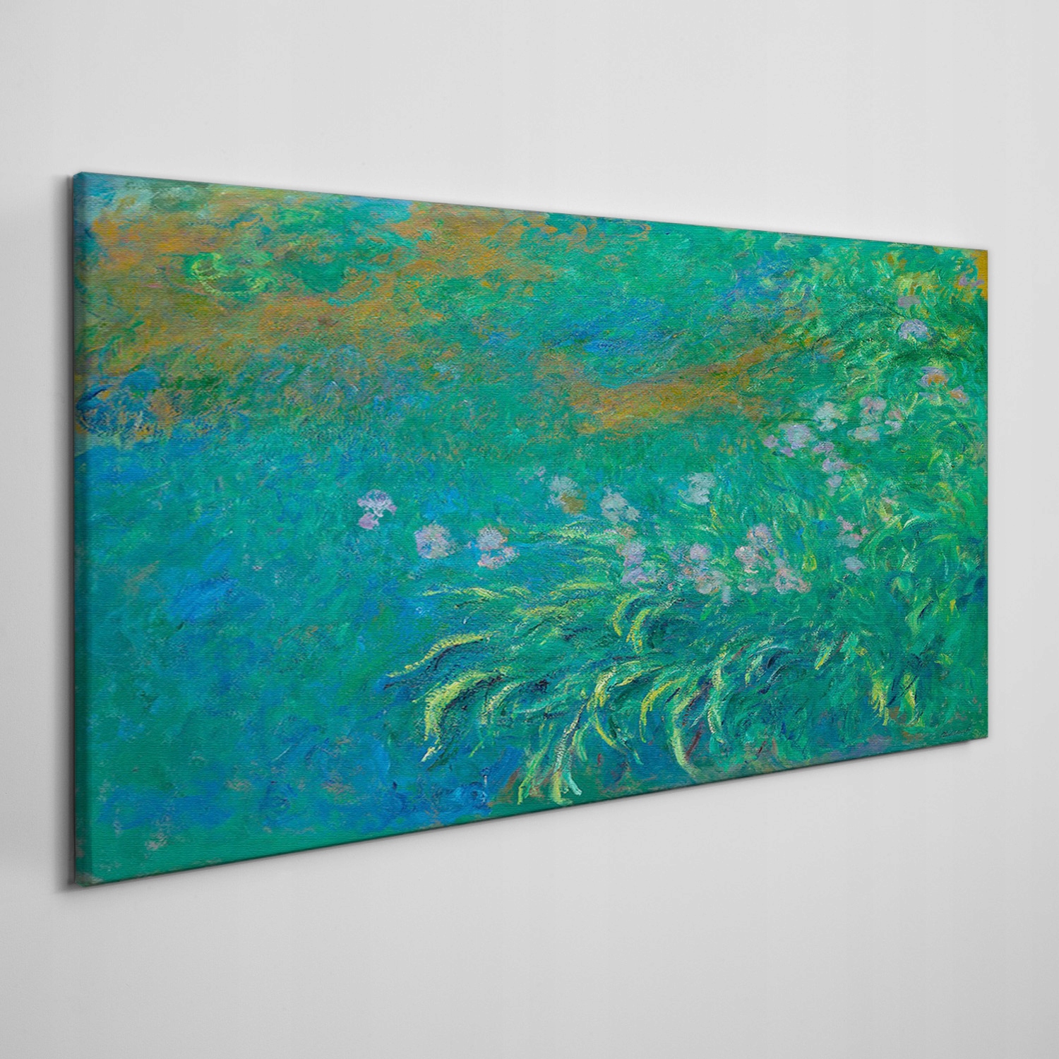 

Obraz na płótnie na ramie Irysy Monet 100x50 cm