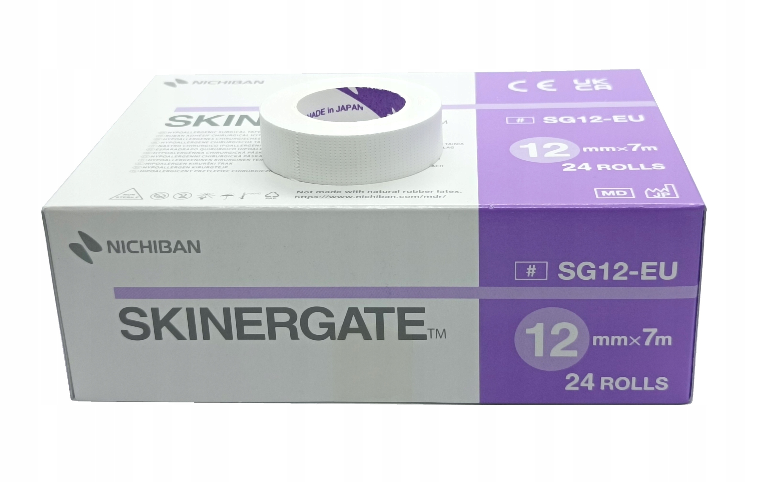 Taśma Nichiban SKINERGATE perforowana 1,2cm x 7m do rzęs ORYGINALNA Marka inna marka