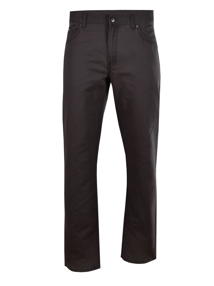 

W42 Spodnie Męskie Gładkie Brązowe