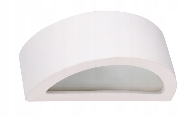 

Kinkiet ceramiczna lampa ścienna biała Atena 20 cm