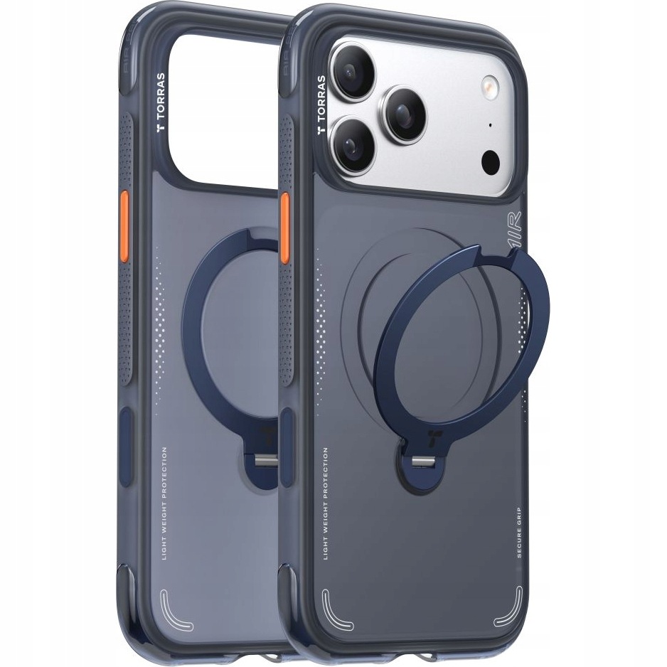 Puzdro s otočným podstavcom 360° Torras pre iPhone 17 Pro Max s puzdrom MagSafe
