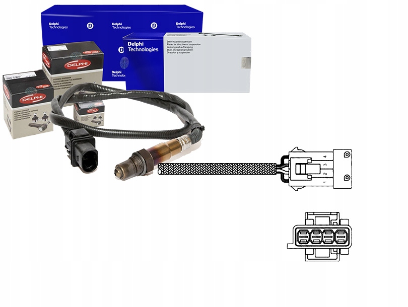 DELES20308-12B1 Lambda Sonda Citroen/peugeot Asistent řidiče #33