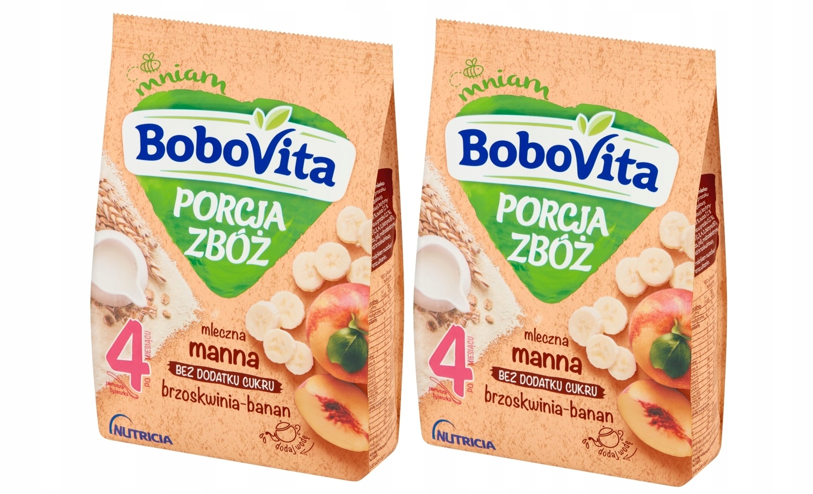 

Bobovita Kaszka mleczna Porcja zbóż Manna 2 x 210g