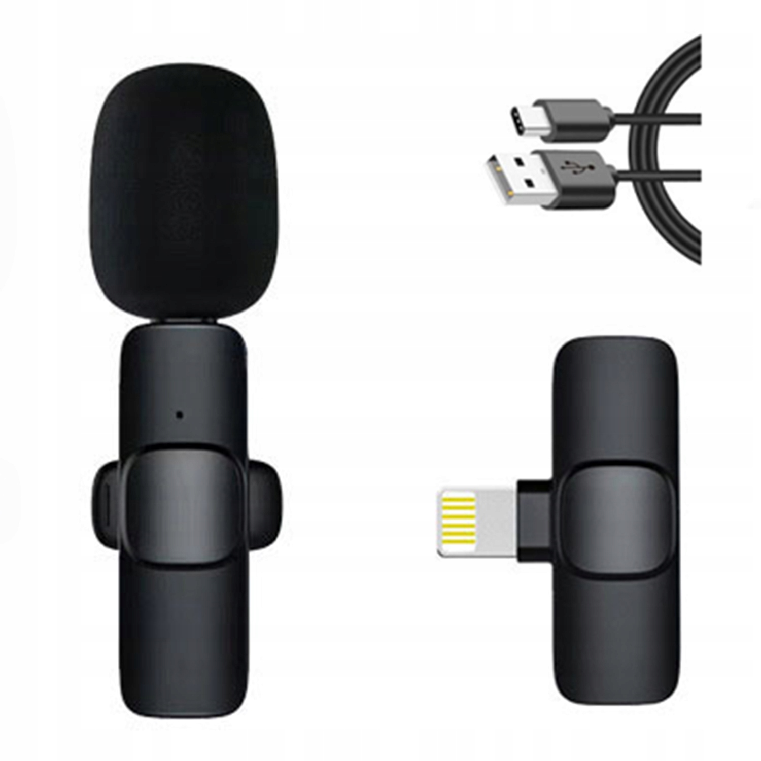 BEZPRZEWODOWY MIKROFON KRAWATOWY IOS IPHONE NAJLEPSZY PREZENT Marka bez marki