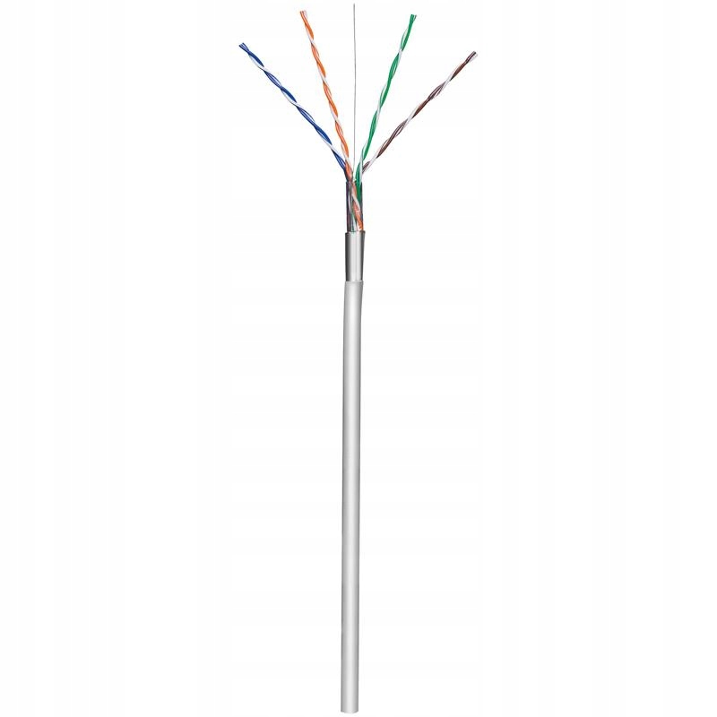 Krútená dvojlinka CAT5e F/utp Awg 24/1 Goobay šedá 305 m